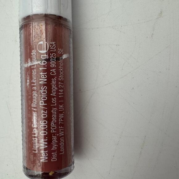 Pop Beauty Permanent Pout Bare Blush Liquid Lipstick Longwear Matte - Picture 2 of 3